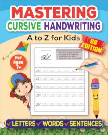 Mastering Cursive Handwriting Book Cover
